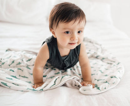 Copper Pearl 3-Layer Stretchy Quilt - Pacific