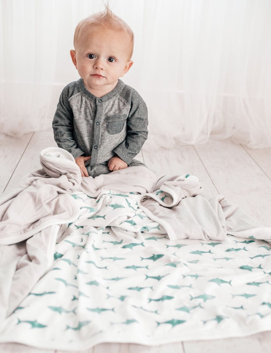 Copper Pearl 3-Layer Stretchy Quilt - Pacific