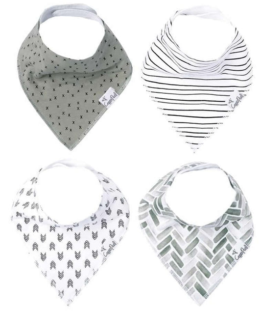 Copper Pearl Baby Bandana Bibs, 4 Pack - Alta