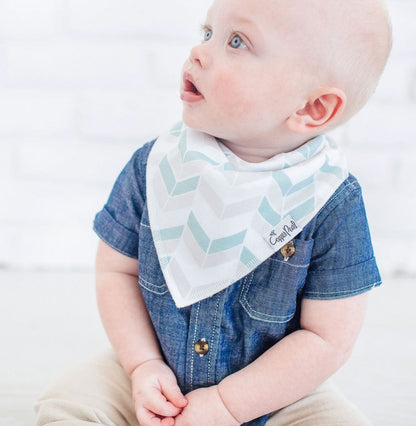 Copper Pearl Baby Bandana Bibs, 4 Pack - Archer - X00144SZQ3