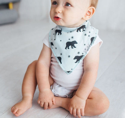 Copper Pearl Baby Bandana Bibs, 4 Pack - Archer - X00144SZQ3