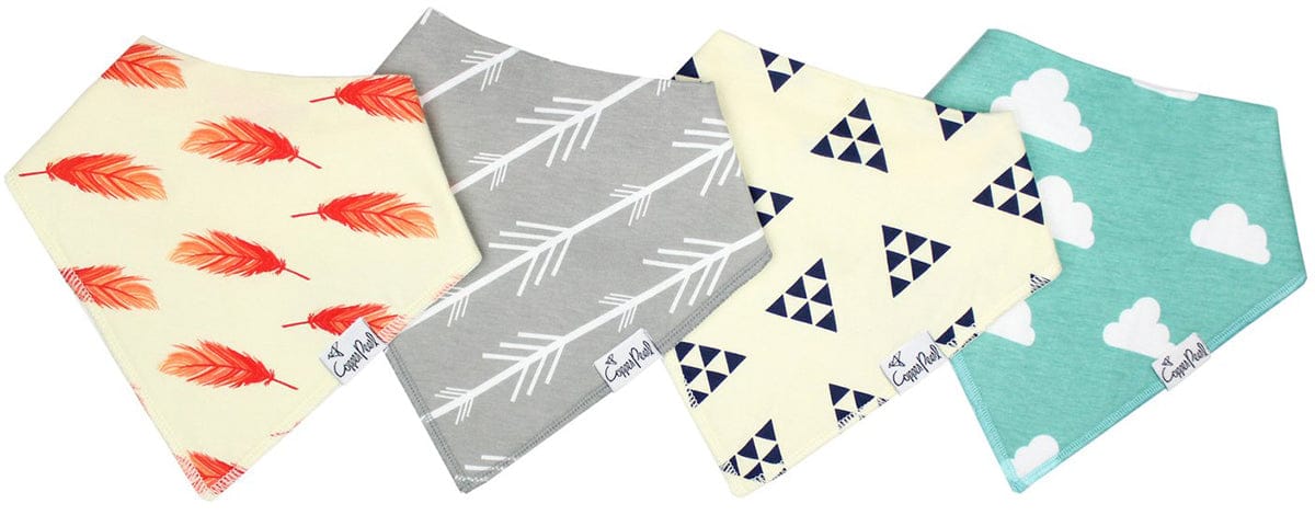 Copper Pearl Baby Bandana Bibs, 4 Pack - Aztec - X000RVZ5RV