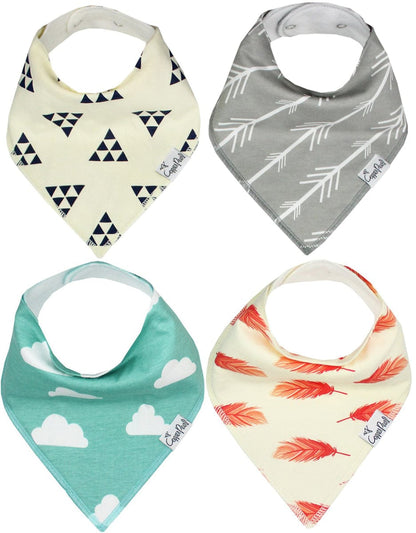 Copper Pearl Baby Bandana Bibs, 4 Pack - Aztec - X000RVZ5RV