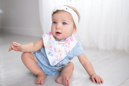 Copper Pearl Baby Bandana Bibs, 4 Pack - Bloom - X001BTSYUX