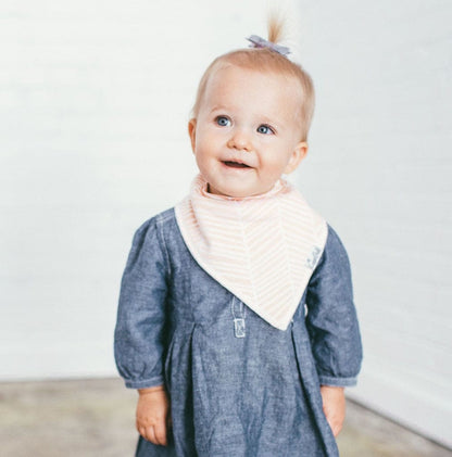 Copper Pearl Baby Bandana Bibs, 4 Pack - Blush - X000SX1QHB