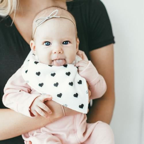 Copper Pearl Baby Bandana Bibs, 4 Pack - Blush - X000SX1QHB