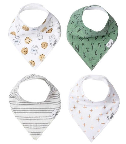 Copper Pearl Baby Bandana Bibs, 4 Pack - Chip - X001SDEQEP