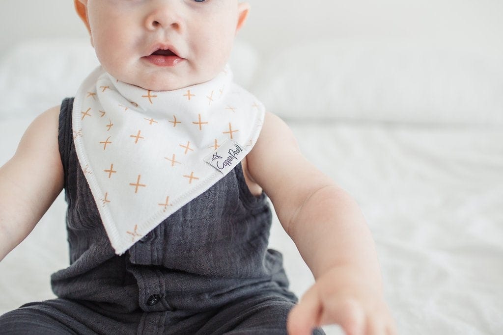 Copper Pearl Baby Bandana Bibs, 4 Pack - Chip - X001SDEQEP