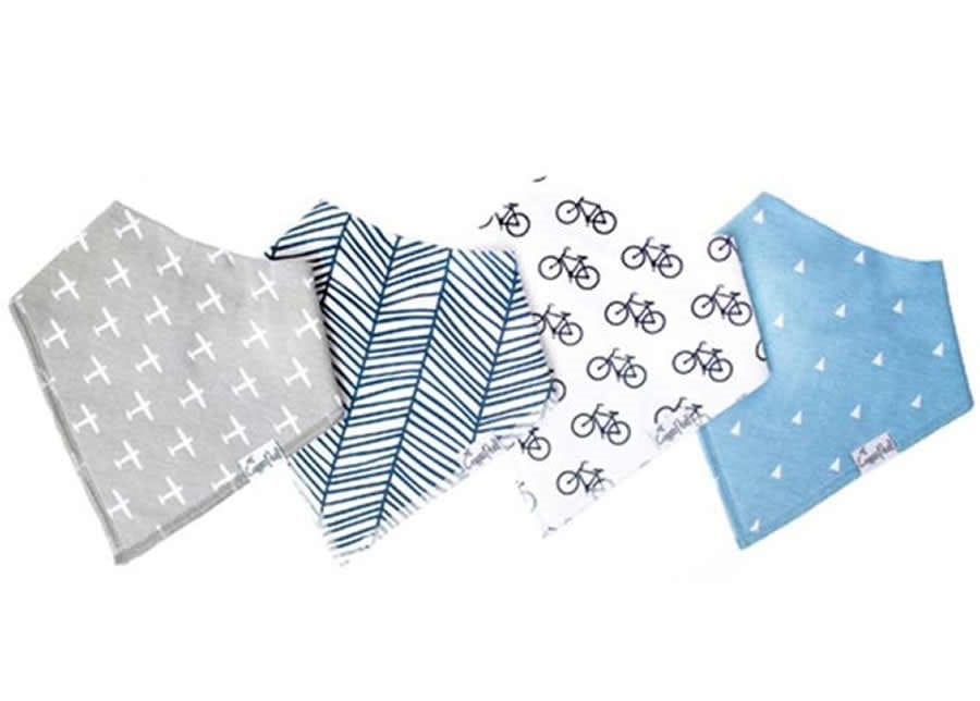 Copper Pearl Baby Bandana Bibs, 4 Pack - Cruise - X000UBJJXT