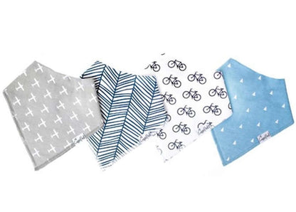 Copper Pearl Baby Bandana Bibs, 4 Pack - Cruise - X000UBJJXT