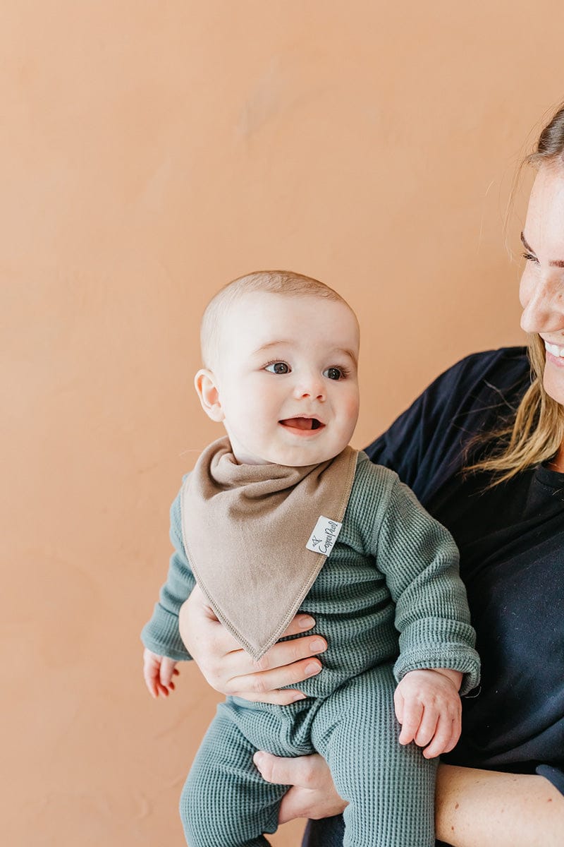 Copper Pearl Baby Bandana Bibs, 4 Pack - Dune - X002XJL259