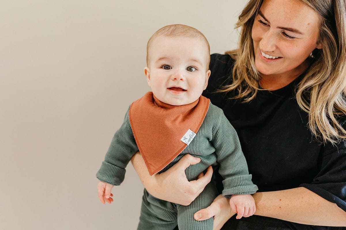 Copper Pearl Baby Bandana Bibs, 4 Pack - Dune - X002XJL259