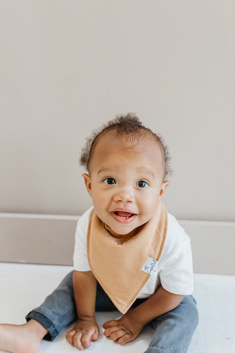 Copper Pearl Baby Bandana Bibs, 4 Pack - Dune - X002XJL259