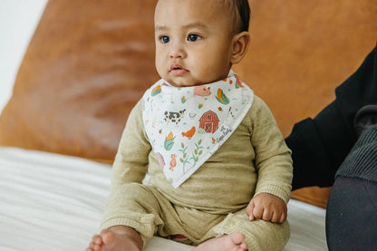 Copper Pearl Baby Bandana Bibs, 4 Pack - Farmstead - X003ZYAYD7