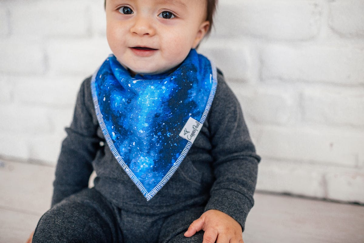 Copper Pearl Baby Bandana Bibs, 4 Pack - Galaxy - X001VBPJGX