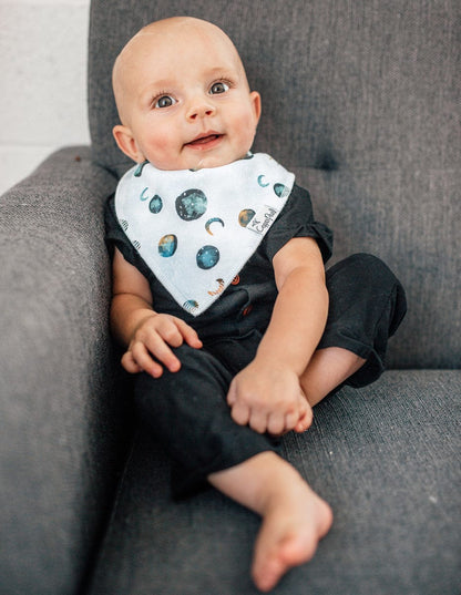 Copper Pearl Baby Bandana Bibs, 4 Pack - Galaxy - X001VBPJGX