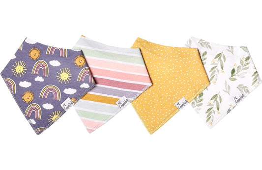 Copper Pearl Baby Bandana Bibs, 4 Pack - Hope - X002GTOX2Z