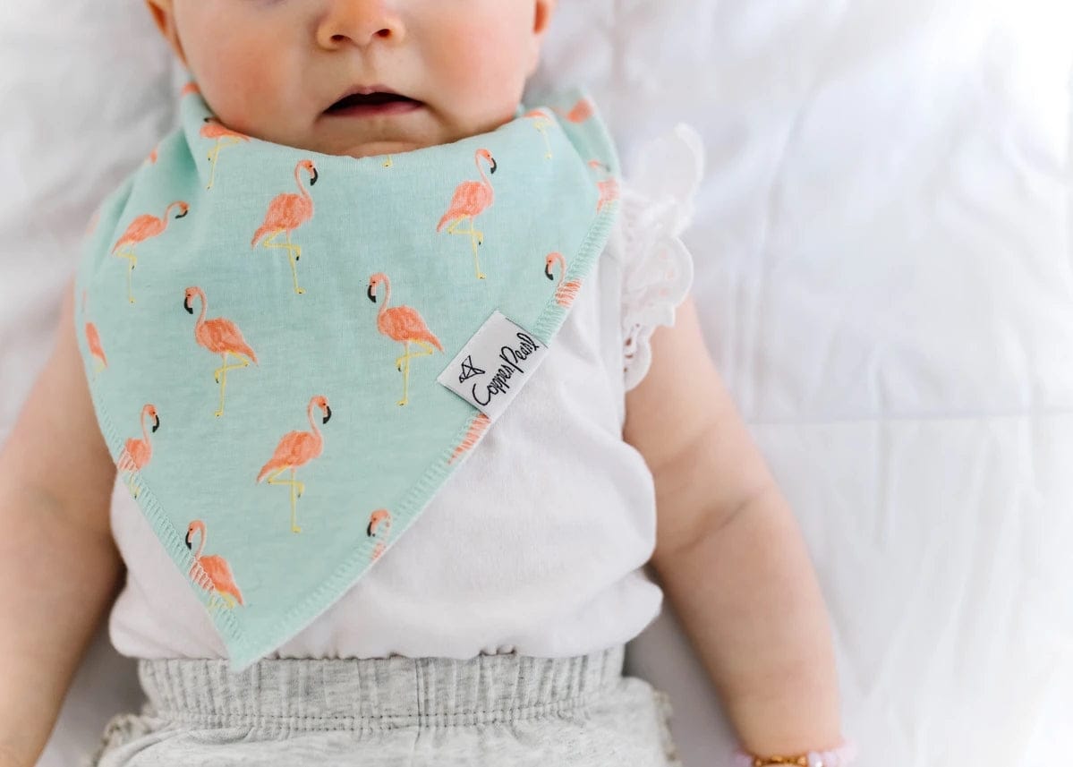 Copper Pearl Baby Bandana Bibs, 4 Pack - Leilani - X002BFEZH7