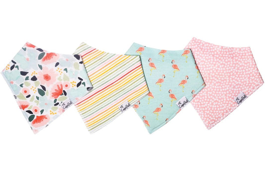 Copper Pearl Baby Bandana Bibs, 4 Pack - Leilani - X002BFEZH7