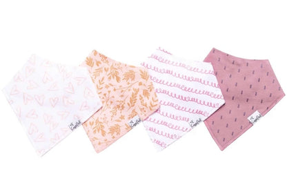 Copper Pearl Baby Bandana Bibs, 4 Pack - Lola - X001Q7XRXJ