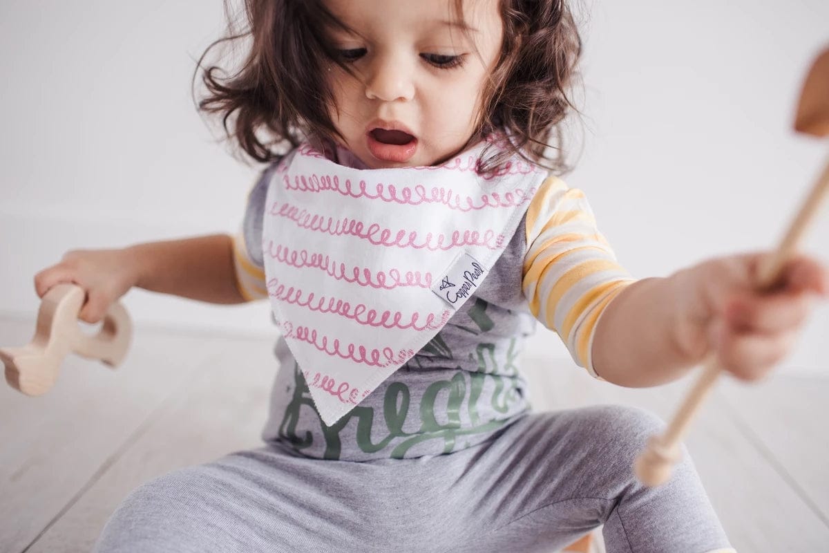 Copper Pearl Baby Bandana Bibs, 4 Pack - Lola - X001Q7XRXJ
