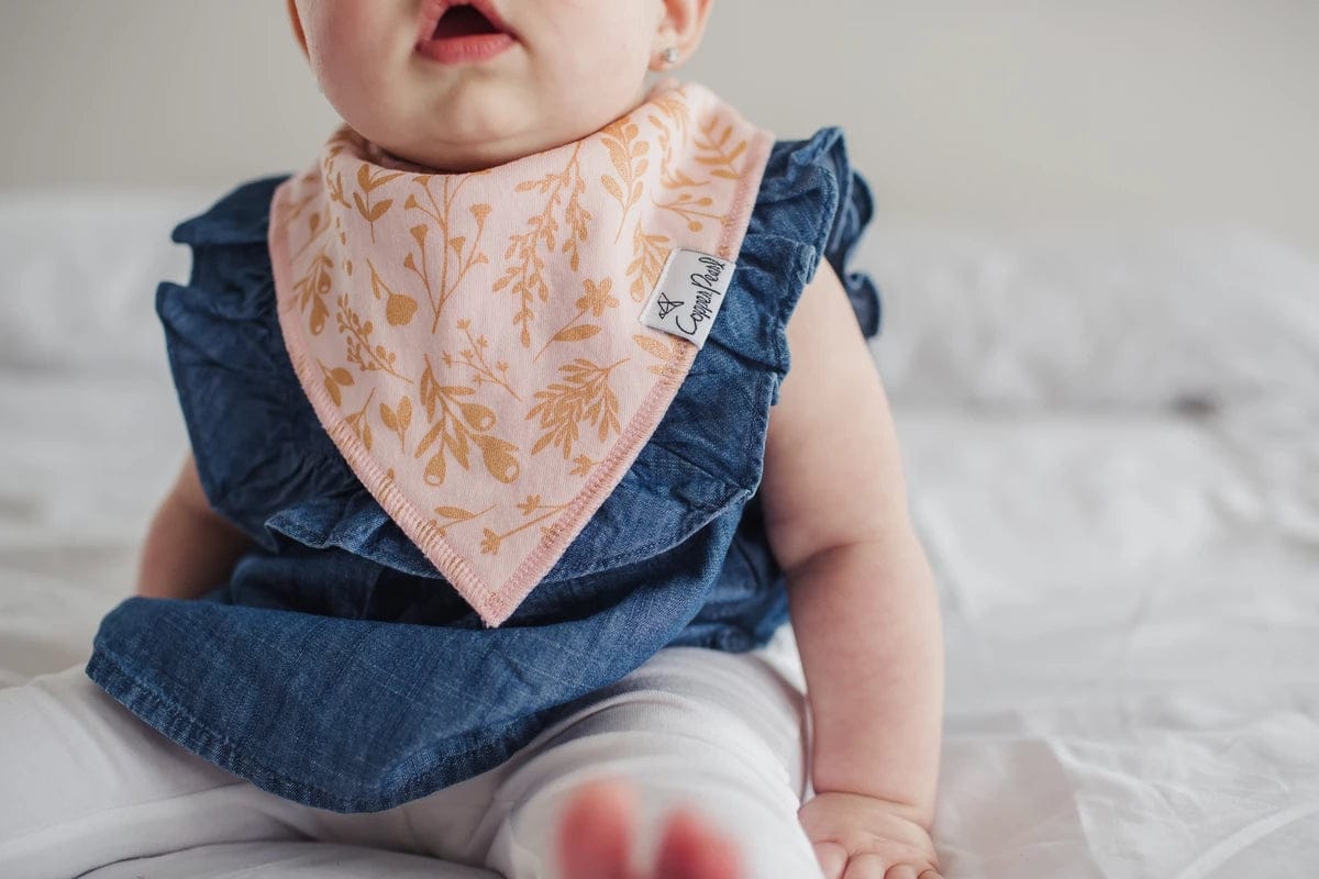 Copper Pearl Baby Bandana Bibs, 4 Pack - Lola - X001Q7XRXJ