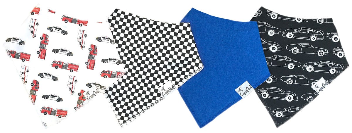 Copper Pearl Baby Bandana Bibs, 4 Pack - Nash - X002K4DPFH