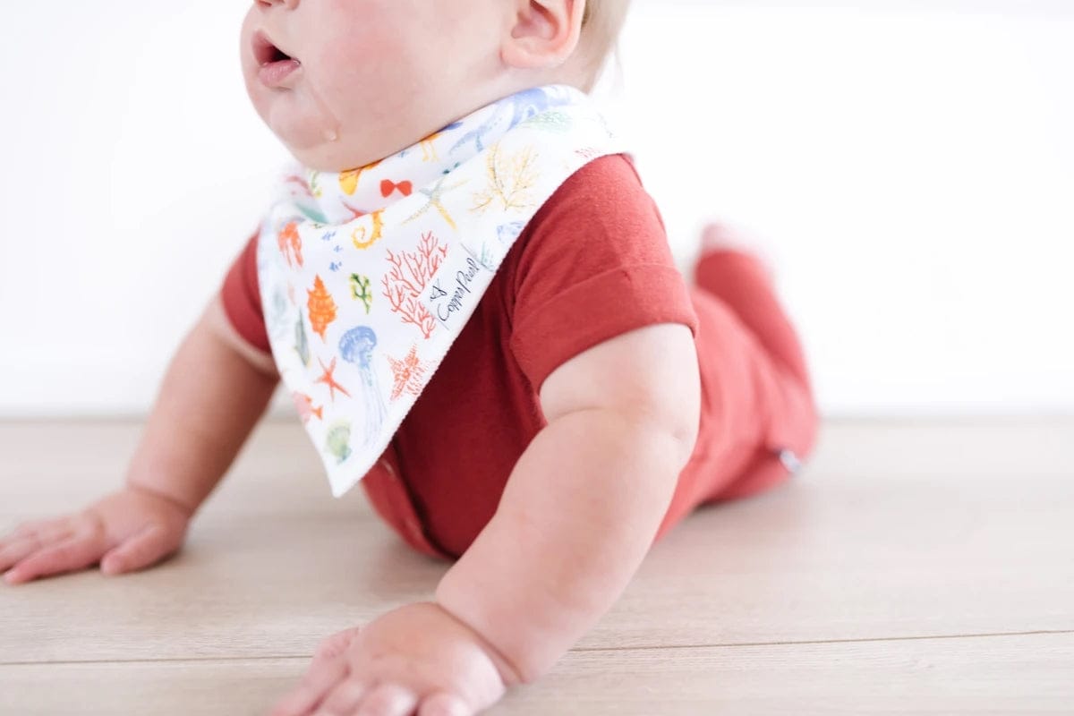 Copper Pearl Baby Bandana Bibs, 4 Pack - Nautical - X002GTD9HF