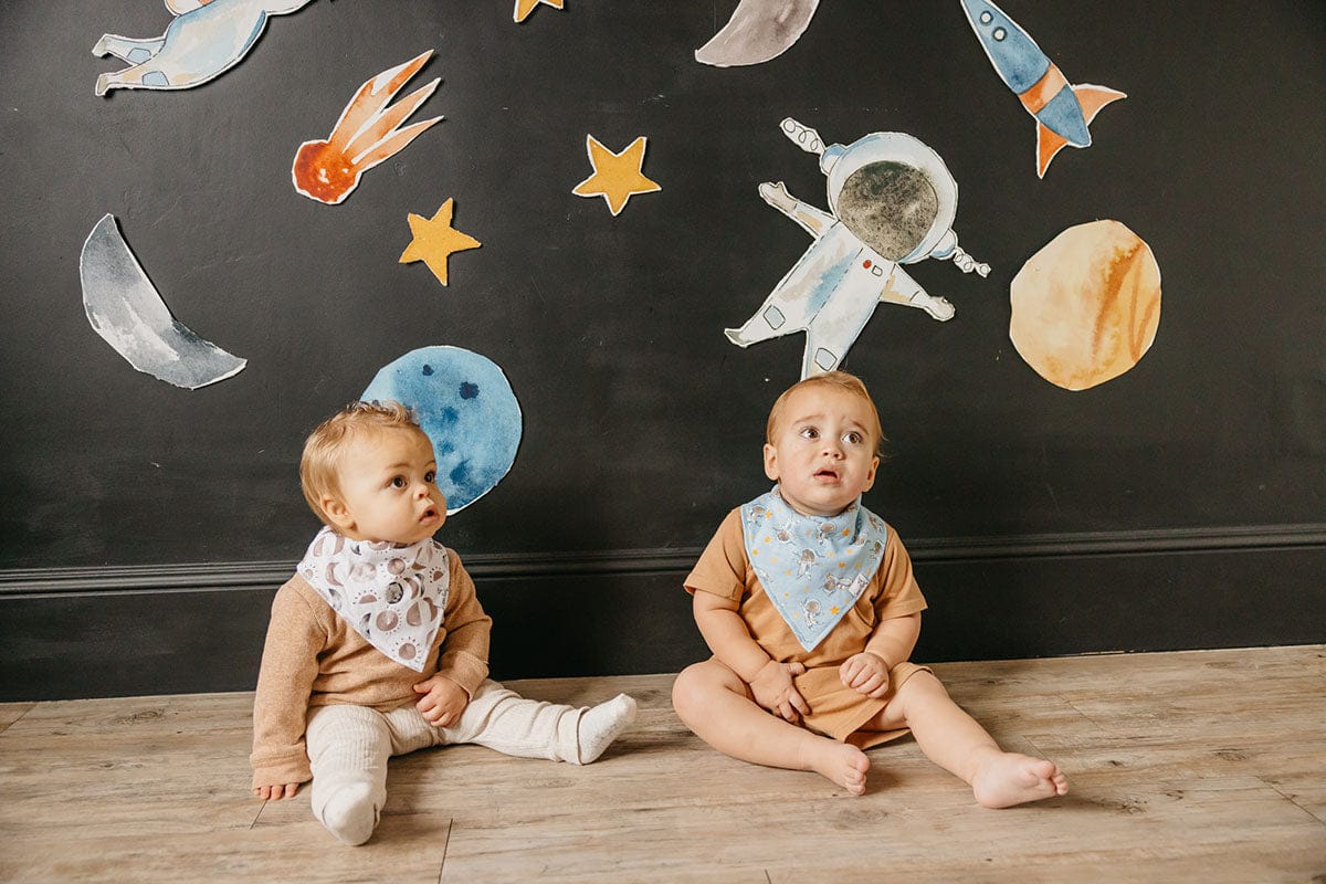Copper Pearl Baby Bandana Bibs, 4 Pack - Neil - X003EGFRH9
