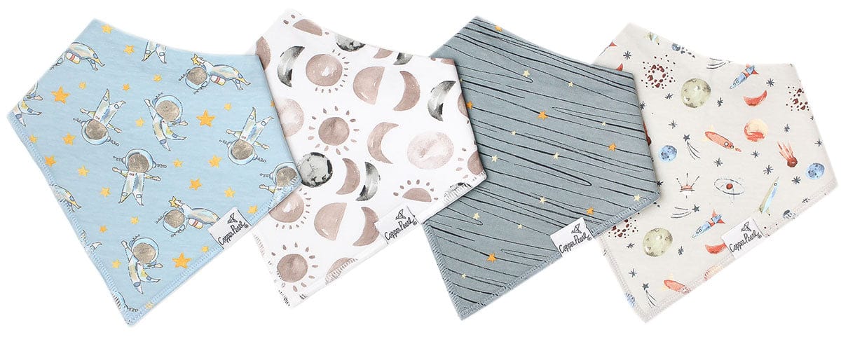 Copper Pearl Baby Bandana Bibs, 4 Pack - Neil - X003EGFRH9