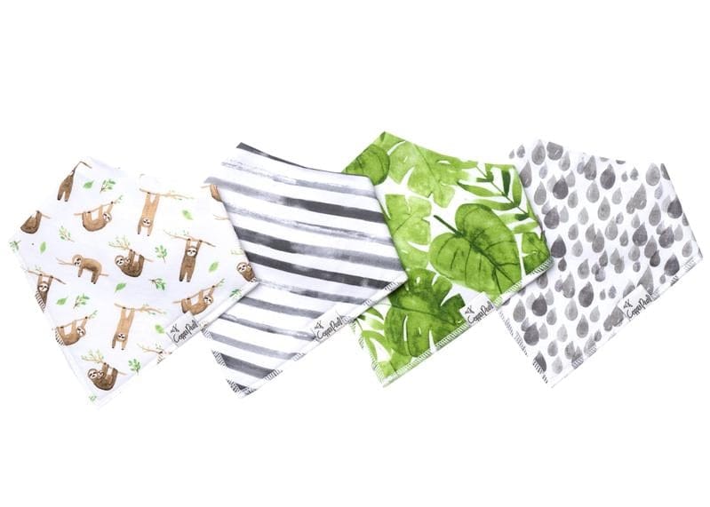 Copper Pearl Baby Bandana Bibs, 4 Pack - Noah - X001XXVRYH