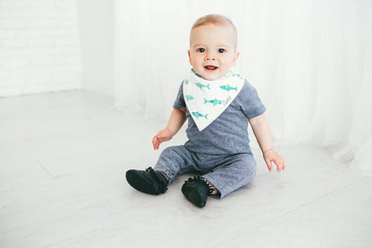 Copper Pearl Baby Bandana Bibs, 4 Pack - Pacific - X00144VDUX
