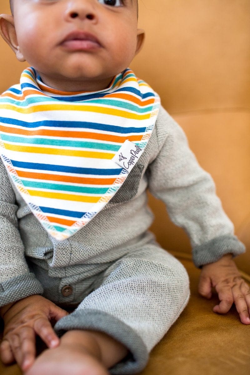 Copper Pearl Baby Bandana Bibs, 4 Pack - Quarterback - X001WM65FZ