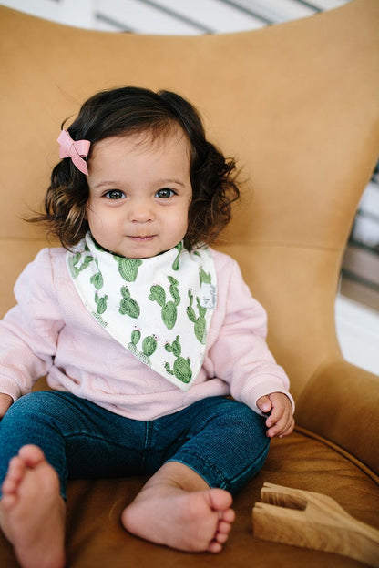 Copper Pearl Baby Bandana Bibs, 4 Pack - Sage - X001KIWDQL