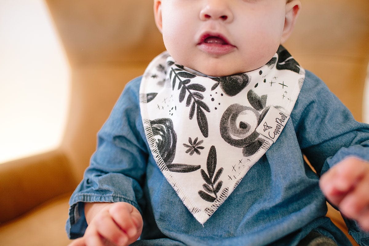 Copper Pearl Baby Bandana Bibs, 4 Pack - Sage - X001KIWDQL