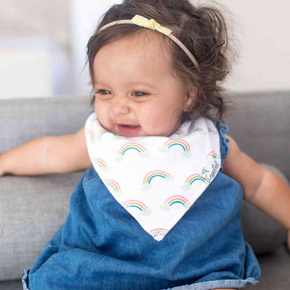 Copper Pearl Baby Bandana Bibs, 4 Pack - Whimsy - X001F2T0XB