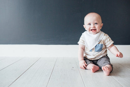 Copper Pearl Baby Bandana Bibs, 4 Pack - White - X000ZQOHZT