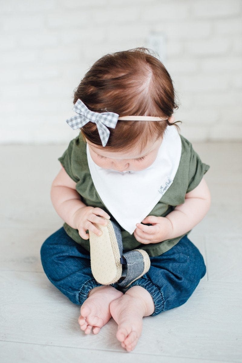 Copper Pearl Baby Bandana Bibs, 4 Pack - White - X000ZQOHZT