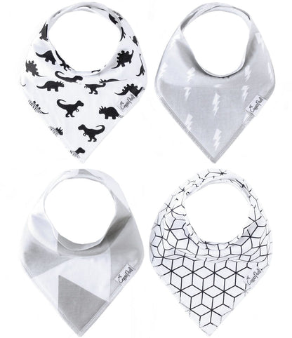Copper Pearl Baby Bandana Bibs, 4 Pack - Wild - X00134X0TL