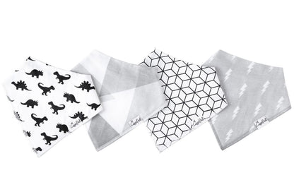 Copper Pearl Baby Bandana Bibs, 4 Pack - Wild - X00134X0TL