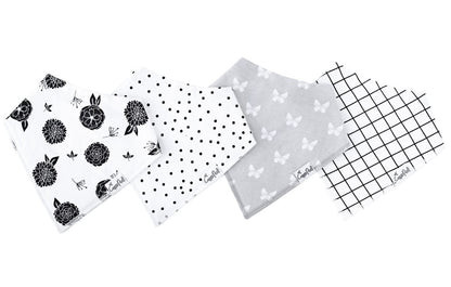 Copper Pearl Baby Bandana Bibs, 4 Pack - Willow - X00144S5BD