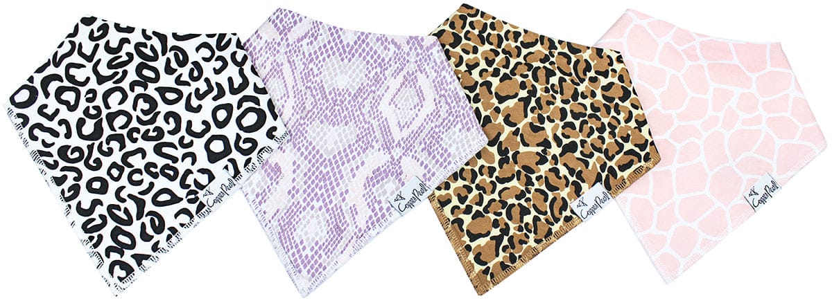 Copper Pearl Baby Bandana Bibs, 4 Pack - Zara - X002RK0OMV