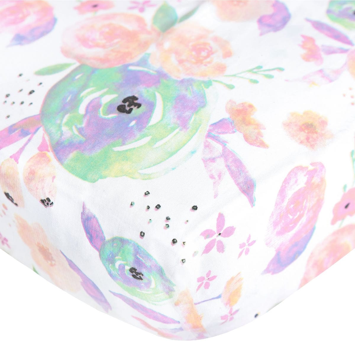 Copper Pearl Cotton Fitted Crib Sheet - Bloom - X001DES2NF