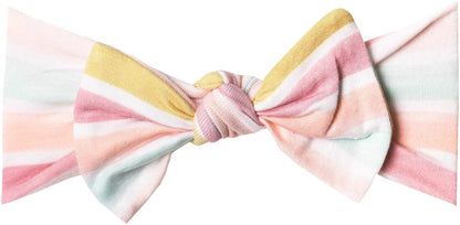 Copper Pearl Knit Headband Bow - Belle - X002EAO51F