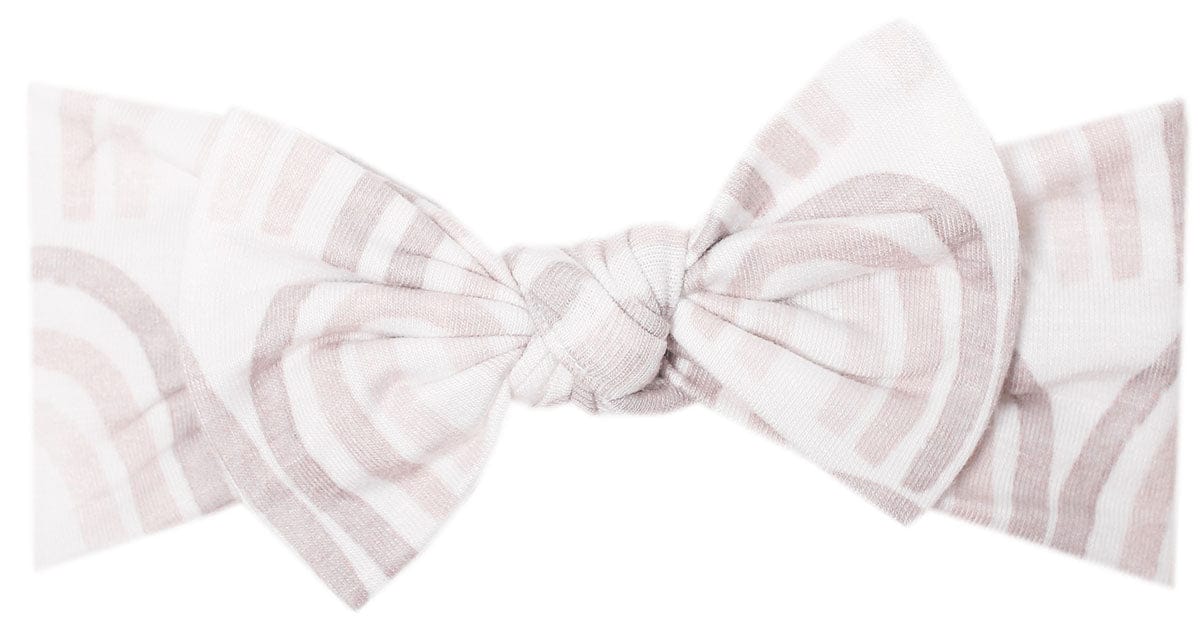 Copper Pearl Knit Headband Bow - Bliss - X002VC9VV5
