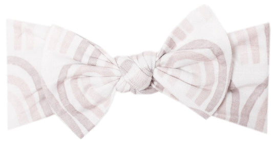 Copper Pearl Knit Headband Bow - Bliss - X002VC9VV5
