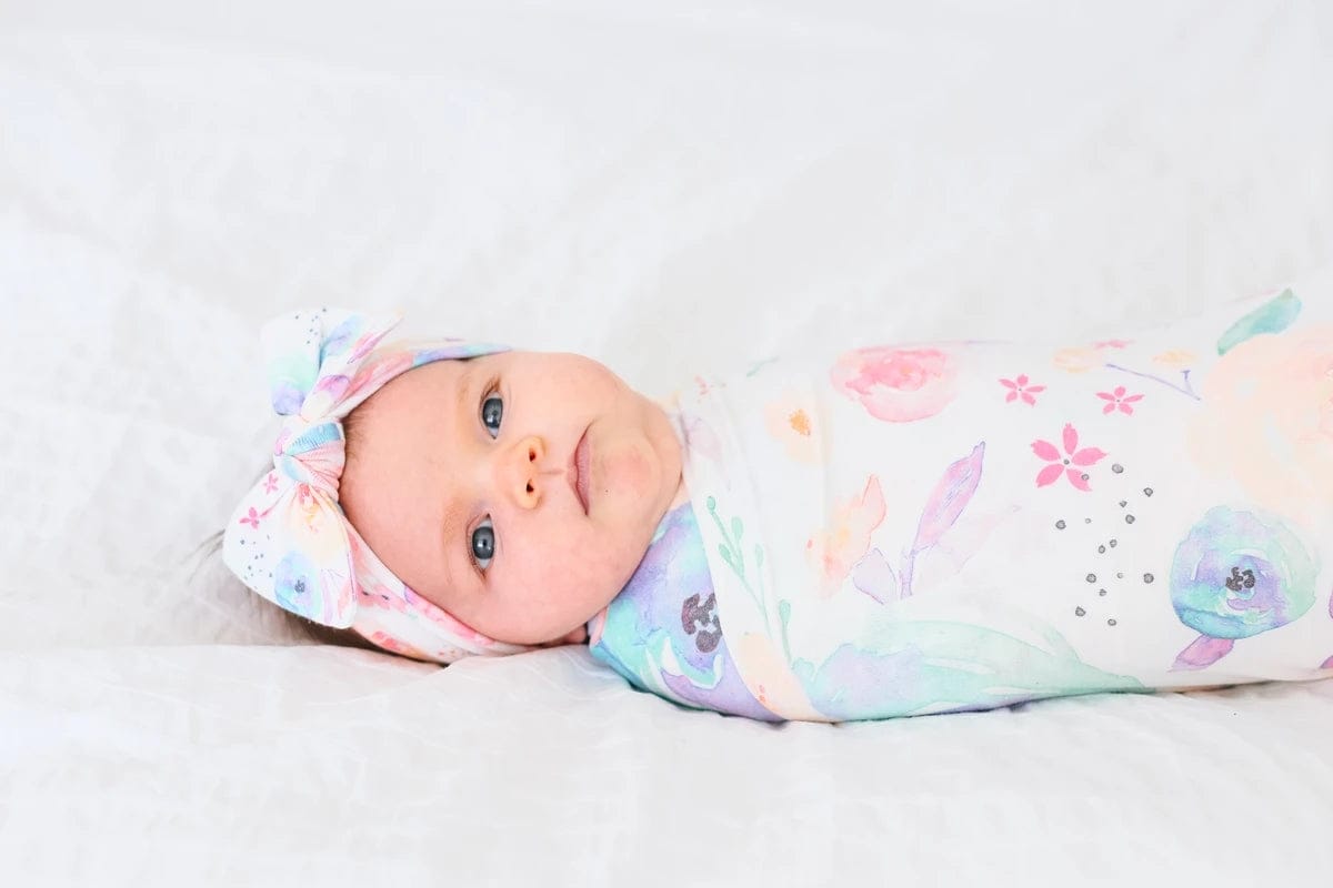Copper Pearl Knit Headband Bow - Bloom - X0026MADB7