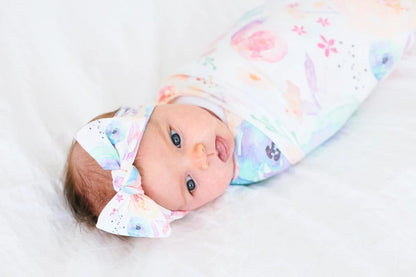 Copper Pearl Knit Headband Bow - Bloom - X0026MADB7