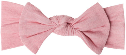 Copper Pearl Knit Headband Bow - Darling - X0026N3SBN