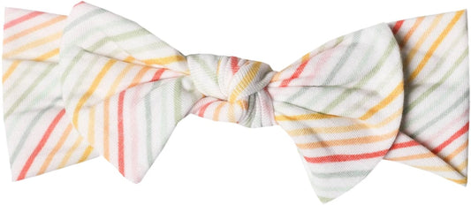 Copper Pearl Knit Headband Bow - Rainee